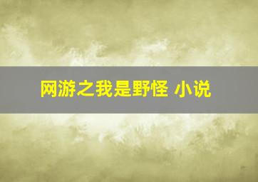 网游之我是野怪 小说